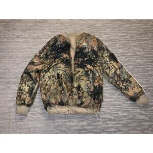 Adidas Pharrell Williams Jacket Mens XLarge Camo Fill Zip Reversible Puffer